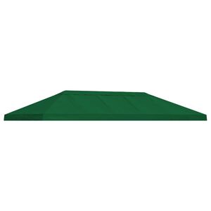 vidaXL Gazebo-suojakansi 6 x 3 m Vihre&auml; Polyesteri 190