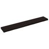 vidaXL Sein&auml;hylly tummanruskea 180x30x(2-6) cm k&auml;sitelty t&auml;ystammi