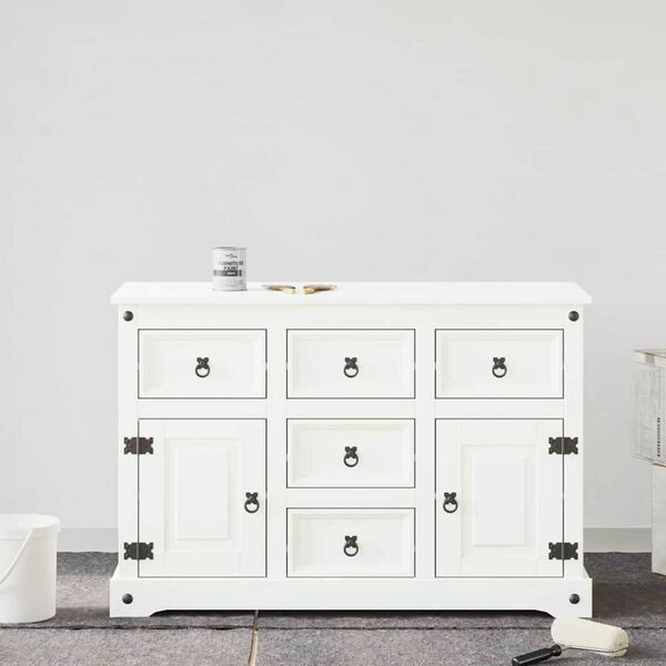 vidaXL Huonekalumaali Valkoinen 10 x 10 x 12,2 cm Seinätaideteos