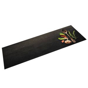 vidaXL Keitti&ouml;n pest&auml;v&auml; matto mausteet 45x150 cm sametti