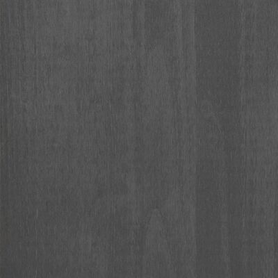 vidaXL Pöytä HAMAR tummanharmaa 110x40x75 cm täysi mänty