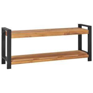 vidaXL Penkki 120 cm t&auml;ysi tiikki