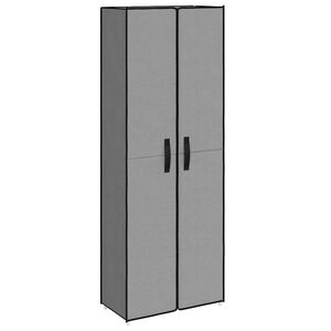 vidaXL Kenk&auml;kaappi harmaa 60x30x166 cm kangas