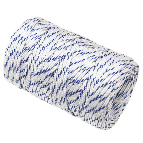 vidaXL Venek&ouml;ysi valkoinen 2 mm 100 m polypropeeni