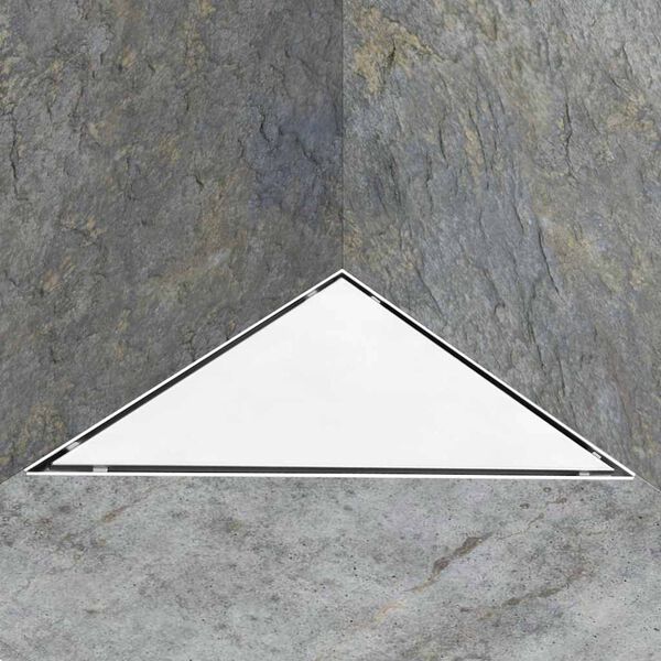 vidaXL Suihkukaivo 2-in-1 kannella 25x25 cm ruostumaton ter&auml;s