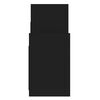 vidaXL Sivukaappi musta 60x26x60 cm tekninen puu