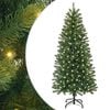 vidaXL Tekojoulukuusi Vihre&auml; 120 cm PE ja PVC