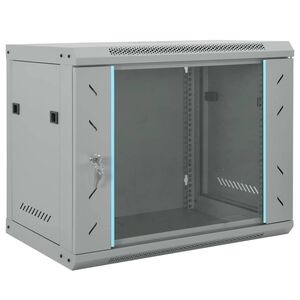 vidaXL Verkkokaappi s&auml;ilytystilassa Harmaa 60 x 45 x 50 cm Ter&auml;s