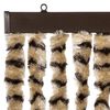 vidaXL Hyönteisverho beige ja ruskea 100x200 cm chenille