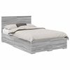 vidaXL S&auml;ngyn runko Harmaa Sonoma 4FT Small Double Tekninen puu