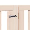 vidaXL Koiraportti ovella, kokoontaitettava, 6 paneelia, 300 cm, poppelipuu