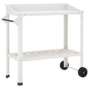 vidaXL Istutusp&ouml;yt&auml; py&ouml;rill&auml; 96 x 50 x 89 cm Kylm&auml;valssattu ter&auml;s