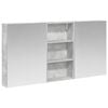 vidaXL Kylpyhuoneen kaappisetti 3 pcs 140 x 14,5 x 70 cm Tekninen puu