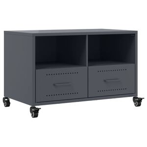 vidaXL TV-taso antrasiitti 68x39x43,5 cm ter&auml;s