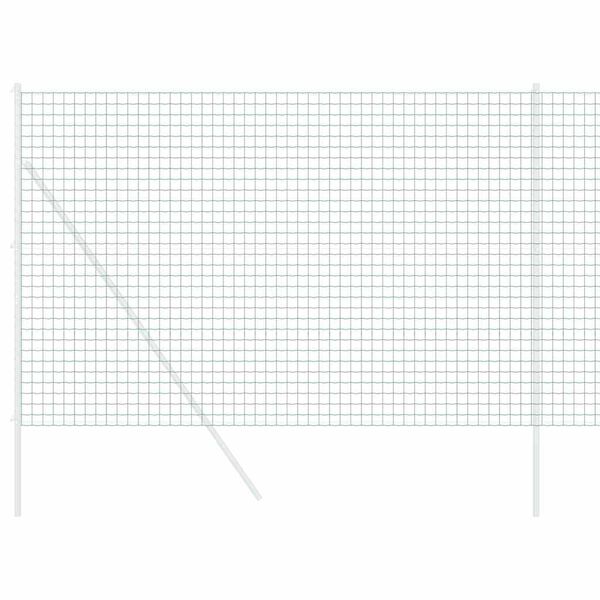 vidaXL Euroaita Vihre&auml; 1,5 x 10 m PVC-pintainen rauta