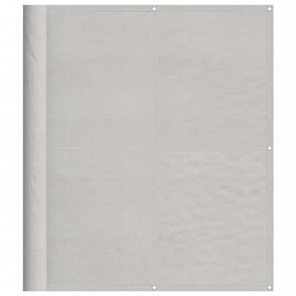 vidaXL Parvekkeen suoja v.harmaa 120x600 cm 100% Oxford polyesteri