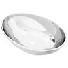 vidaXL Pesuallas 40x33x13,5 cm keraaminen hopea