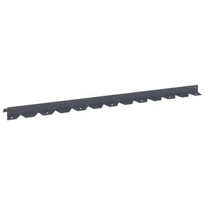 vidaXL Nurmireunus 10 kpl 102 x 4 x 4 cm Ter&auml;s Antrasiitti