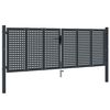 vidaXL Puutarhanportti antrasiitti 300x75 cm ter&auml;s