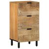 vidaXL Senkki Ruskea 40x33x75 cm Massiivipuu Mango