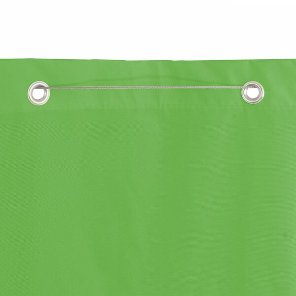 vidaXL Parvekkeen suoja vaaleanvihre&auml; 100x240 cm Oxford kangas