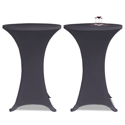 vidaXL Venyvä pöydänsuoja 4 kpl 60 cm antrasiitti
