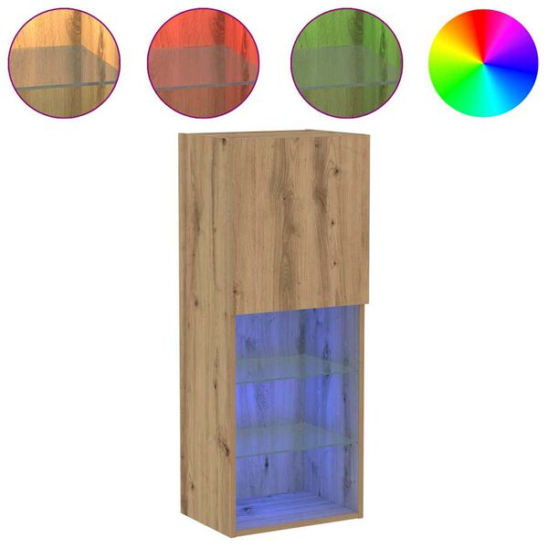 vidaXL TV-tasosetti Artisan tammi 40,5 x 30 x 102 cm Tekninen puu