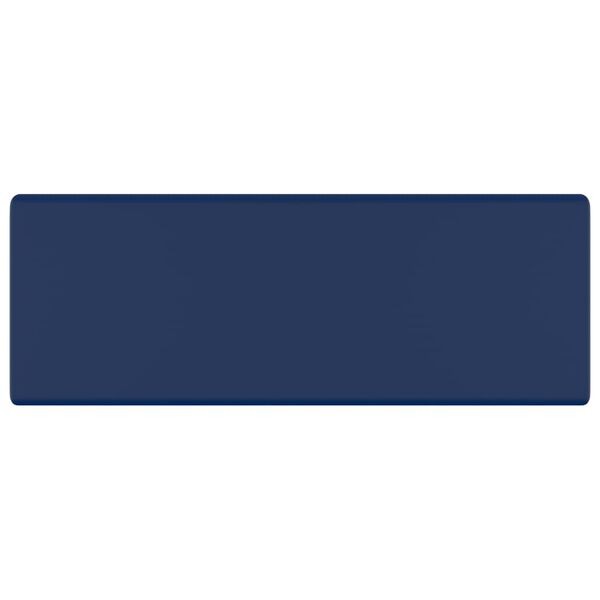 vidaXL Ylellinen pesuallas neli&ouml; tummansininen 41x41 cm keraami