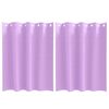 vidaXL Piment&auml;v&auml; verho renkailla 2 kpl Violetti 140 x 140 cm