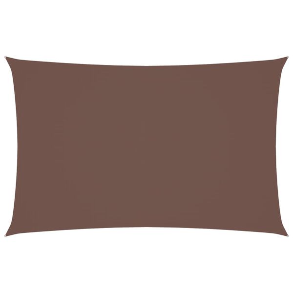 vidaXL Aurinkopurje Oxford-kangas suorakaide 5x8 m ruskea