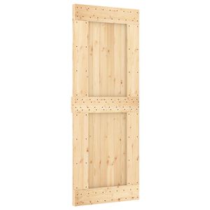 vidaXL Liukuovi NARVIK Luonnollinen ja musta 80 x 210 cm (213,5 cm)