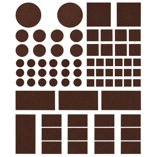 vidaXL Huopa lattiansuojat 72 kpl