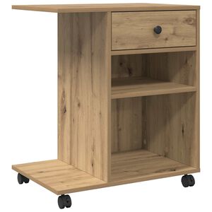 vidaXL Tulostinpidike Artisaanitammi 60 x 40 x 68,5 cm Tekninen puu