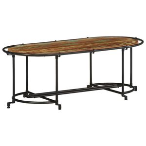vidaXL Sohvap&ouml;yt&auml; 110x55x40 cm t&auml;ysi kierr&auml;tetty