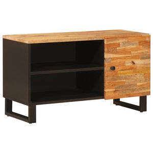 vidaXL TV-kaappi Ruskea 80 x 33 x 46 cm Kiinte&auml; mango puu