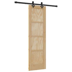 vidaXL Liukuovi ORKDAL 61 x 198,5 cm T&auml;ysi m&auml;nty Luonnollinen