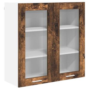 vidaXL Henkarikaappi Savup&auml;hkin&auml; 80 x 31 x 80 cm Tekninen puu