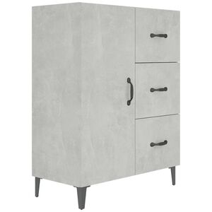 vidaXL Senkki betoninharmaa 69,5x34x90 cm tekninen puu