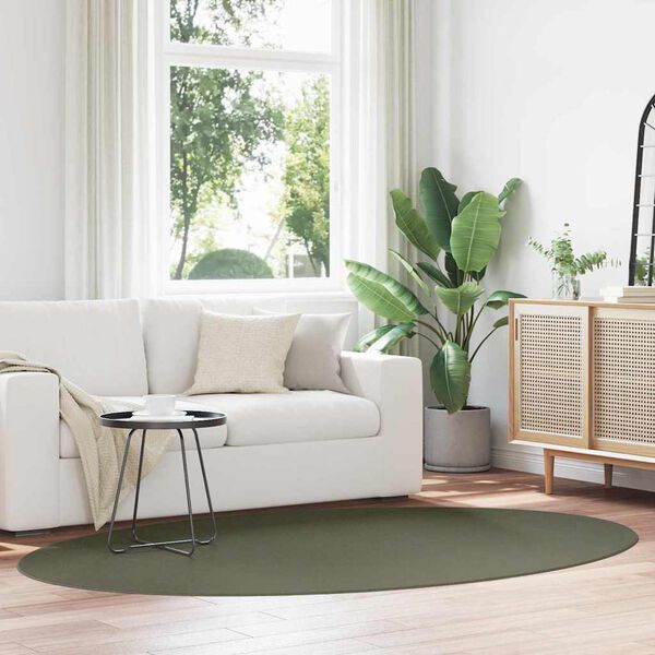 vidaXL Matto HUARTE Metsänvihreä 230 x 160 cm 100% polyesteri