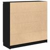 vidaXL Senkki laatikoilla musta tammi 100,5x35x98,5 cm tekninen puu