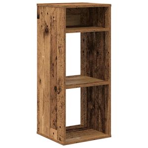 vidaXL Kirjahylly vanha puu 34x31x80 cm tekninen puu