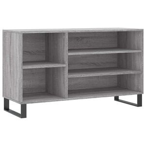 vidaXL Kenk&auml;kaappi harmaa Sonoma 102x36x60 cm tekninen puu