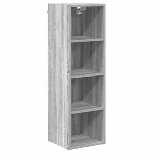 vidaXL Henkarikaappi Harmaa Sonoma 30 x 29,5 x 100 cm Tekninen puu
