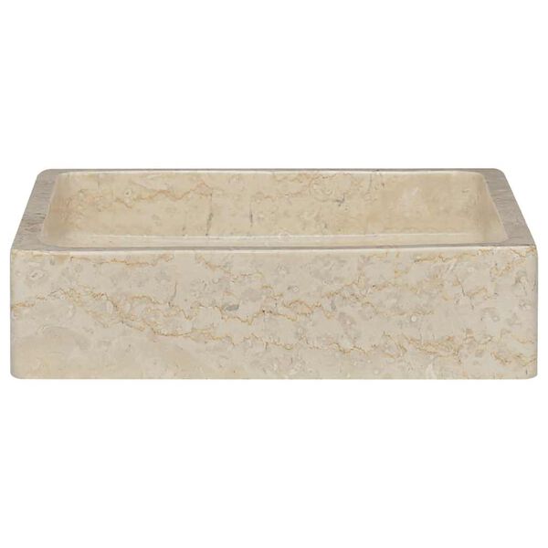 vidaXL Pesuallas kerma 40x40x10 cm marmori