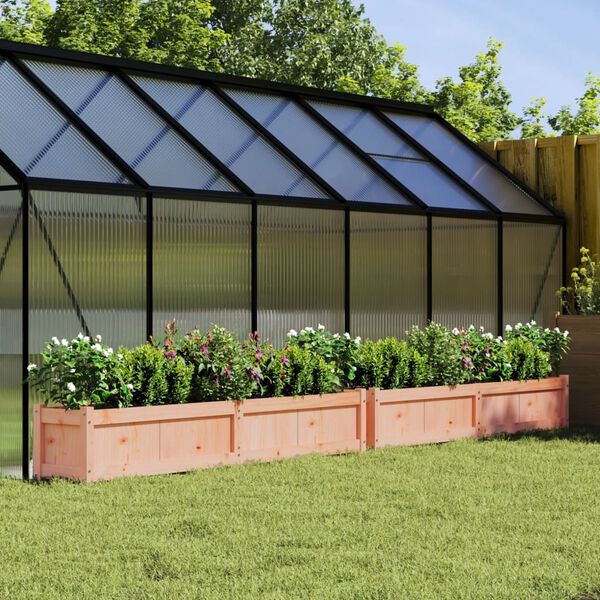 vidaXL Ulkokukkalaatikot 2 kpl t&auml;ysi douglaskuusi