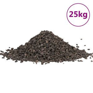 vidaXL Basalttisora 25 kg musta 5-8 mm