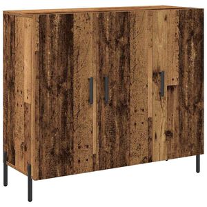 vidaXL Sivup&ouml;yt&auml; Vanha puu 90 x 34 x 80 cm Tekninen puu