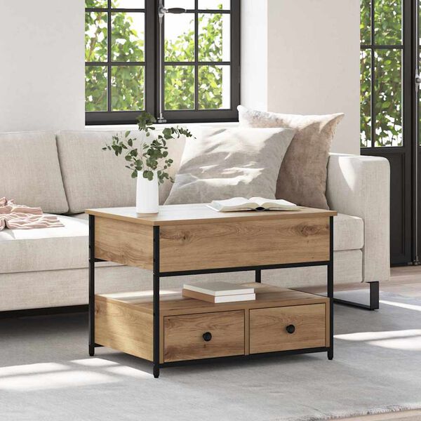 vidaXL Sohvap&ouml;yt&auml; Artisan tammi 70 x 50 x 54.5 cm Tekninen puu