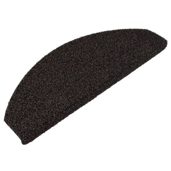 vidaXL Ulkoporrasmatot 5 kpl 65x24,5x3,5 cm tummanruskea liukumaton