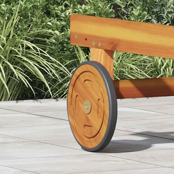 vidaXL Avaruuspy&ouml;r&auml;t 2 pcs Ruskea 20.5 x 20.5 x 2 cm Tihe&auml; akasiapuu